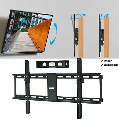 Heavy TV Wall Bracket Tilt Fr 32 40 42 43 46 47 50 55 60-85 Inch LCD LED Plasma • £18.99