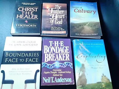 6 Christian Books On Healing & Maturing:boundariesthe Healerbondage Breaker+3 • $12.99