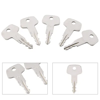 5pcs Fuel Cap Keys W/Ring #706 For Liebherr Heavy Equipment Fuel Cap Model J2 UK • £8.65