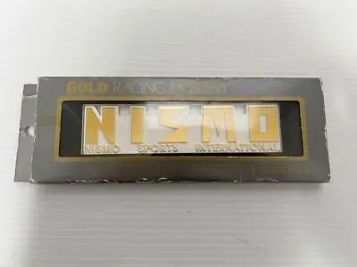 Nismo Rare Gold Racing Emblem Old Logo For Nissan R32 S13 S14 S15 R33 GTR Z32 • $598.57