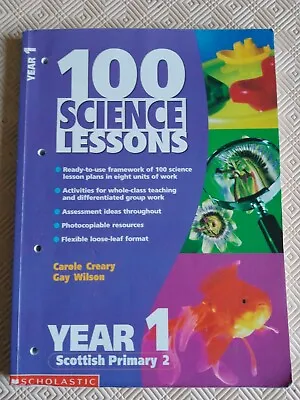 Scholastic 100 Science Lessons Year 1 / Scottish Primary 2 ( Paperback) • £2.50