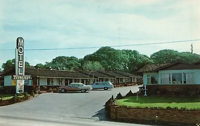 Postcard CA Monterey California Franciscan Motel Fremont St Vintage PC E3600 • $5