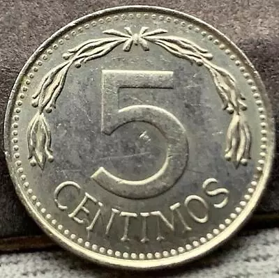 1986 Venezuela 5 Centimos Coin AU   #X43 • $7.20