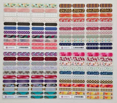 Jamberry 2017 Mega Sheet 4 Pack Full Sheets Nail Wraps • $6.50