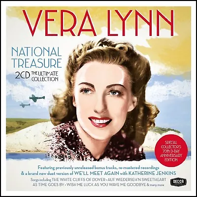 Vera Lynn (2 Cd) National Treasure :the Ultimate Collection ~greatest Hits *new* • $17.99