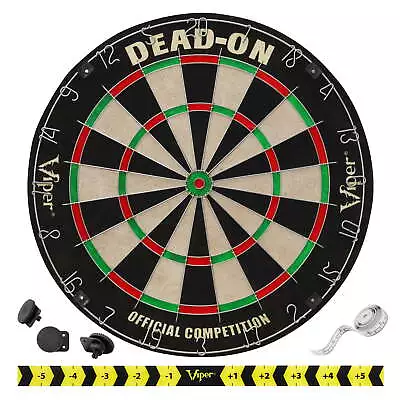 Viper Dead-On Regulation Size Steel Tip Sisal Dartboard • $32.17