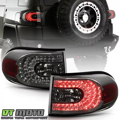 For Smoked 2007-2014 Toyota Fj Cruiser LED Tail Lights Brake Lamps Left+Right • $134.99