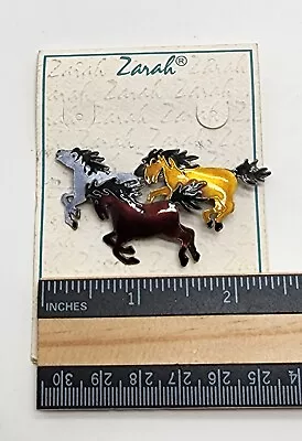 Zarah Three Horse  Broach • $45