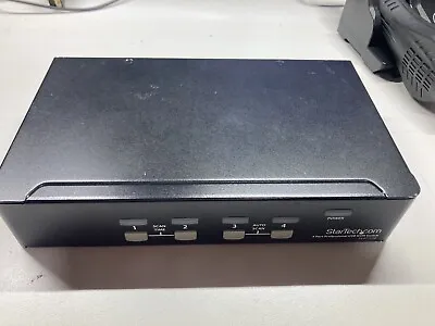 StarTech.com SV431USB 4 Port VGA USB2.0 KVM Switch Hub Good Used • $9.99