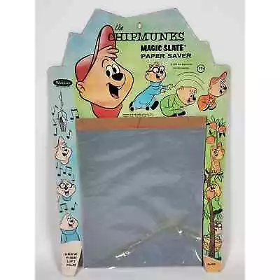 The Chipmunks Magic Slate Paper Saver 1965 Watkins 4445 NO Stylus Rough • $19.95