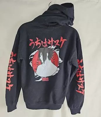 Sasuke Uchiha Naruto Shippuden Anime Hoodie Sweatshirt Adult SMALL • $15