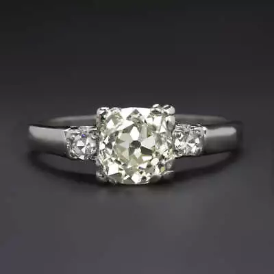 1 CARAT OLD EUROPEAN CUT DIAMOND VINTAGE ENGAGEMENT RING PLATINUM CLASSIC 1ct • $3015