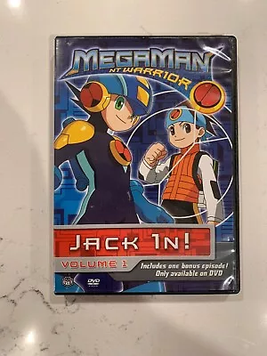 Megaman - NT Warrior Jack In! Volume Vol. 1 DVD Rare OOP With Insert Clean Disc • $40