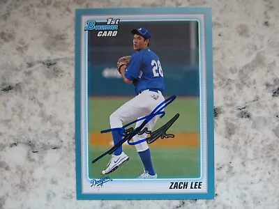 Dodgers Zach Lee Signed Autographed 2010 1st Bowman Card Mint • $3