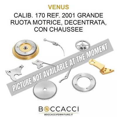 VENUS CALIB. 170 REF. 2001 GRANDE RUOTA MOTRICE DECENTRATA CON CHAUSSEE Cal... • $42.40