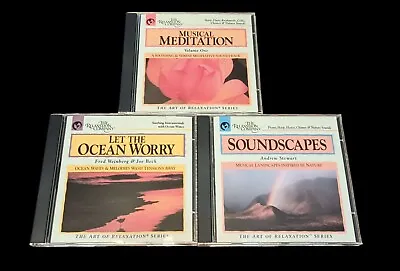 The Relaxation Company CD Lot Art Of Relaxation Series Let Ocean Worry 1992 • $31.49