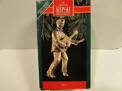 1992 Hallmark Elvis Christmas Ornament IOB • $10