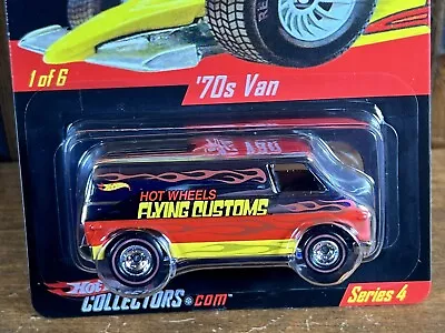 2004 Hot Wheels RLC Real Riders Series 4 Flying Customs '70'S Van  #8026/11000 • $29.99