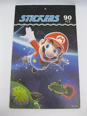Super Mario Bros Sticker Sheet Book 90 Stickers Nintendo Galaxy New Unused • $11.95