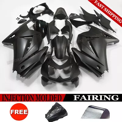 Matte Black ABS Fairing Bodywork Kit Fit For KAWASAKI NINJA 250R EX250 2008-2012 • $329.01