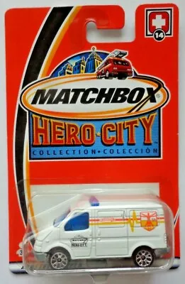 Matchbox 2003 HERO-CITY Ford Transit Van 14/75 (With Chase Logo) • $2.50