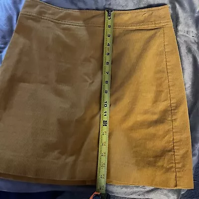 J Crew Mercantile Skirt Womens Size 4 Golden Yellow Corduroy. • $18