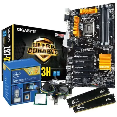 PC Gaming Bundle - I7-4790k @4.6GHz | 32GB RAM | Z97M | MATX | Intel | Gigabyte • £350