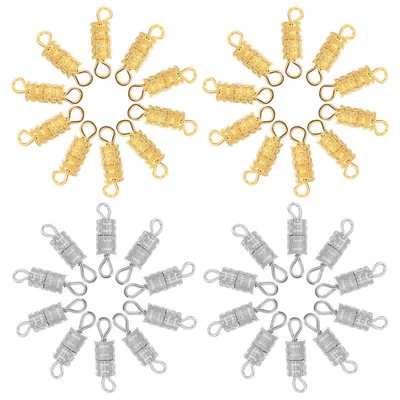 £9.59 • Buy Necklace Extension Clasp Magnetic Converter Necklace Screw Clasp Necklace Clasp