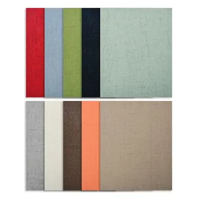 8X9.8inch Linen Fabric Repair Patch Self Adhesive Sheet Patches For Softs Decor • £2.39