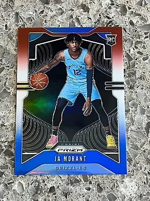 Ja Morant 2019-20 Panini Prizm Red White Blue Prizm #249 Rookie RC Grizzlies! • $39.90