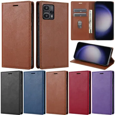 Luxury Wallet Leather Flip Case Cover For Xiaomi Redmi 13C 12C Note 12 4G 12 Pro • $17.41