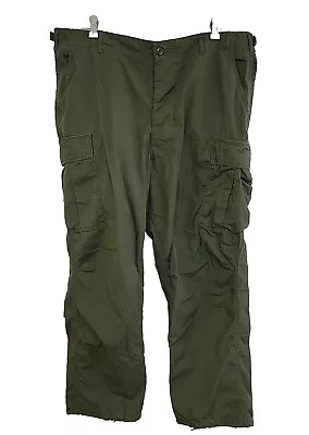 Vtg 60s Jungle Cargo Pants 4th Pattern Military Mint Vietnam OG-107 40x31 • $189.99