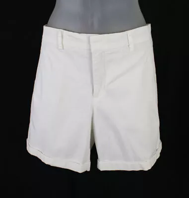 Vince Women's Ivory Mid Rise Shorts Size 10 • $21.24