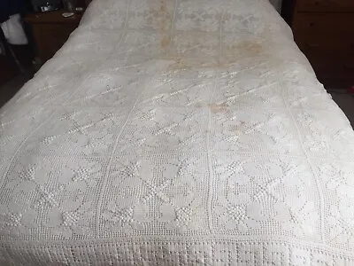 Italian Lace Bedspread  • £250