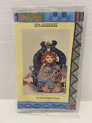 Boho Doll Pattern 10” Sculpture NOS Uncut Spa Goddess • $9.60