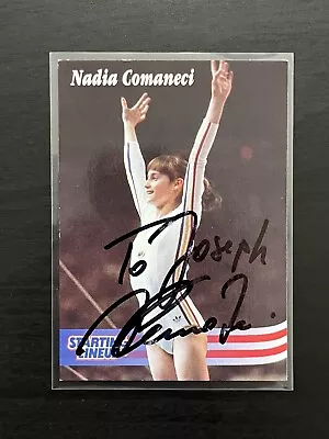 1996 Kenner Starting Lineup Nadia Comaneci Autograph Rookie Card • $19.99