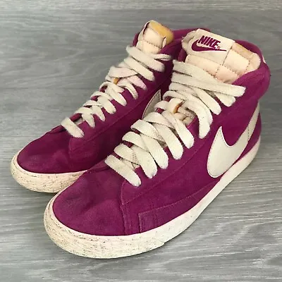 £20 • Buy Women's - Nike 'Blazer Mid' Suede Trainers / Sneakers - Rave Pink - Size UK 4.5