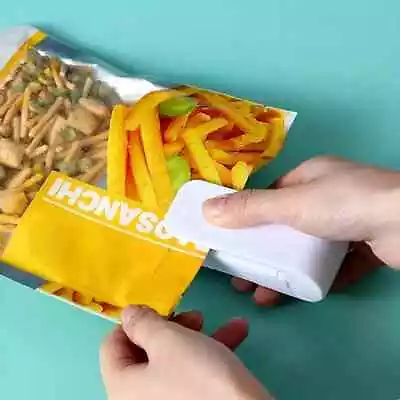 Mini Heat Bag Sealing Machine Package Sealer Bags Thermal Plastic Food Bag Closu • $19.69