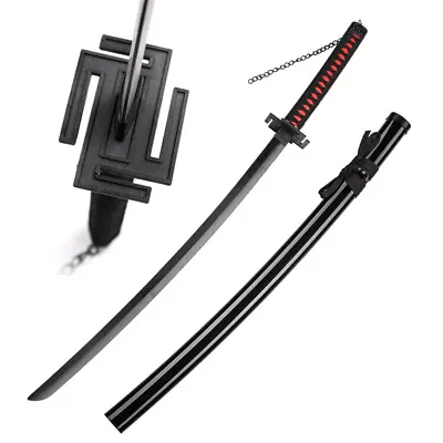 Bleach Ichigo Tensa Zangetsu Cosplay Wooden Swords Replica Prop 100cm • £35