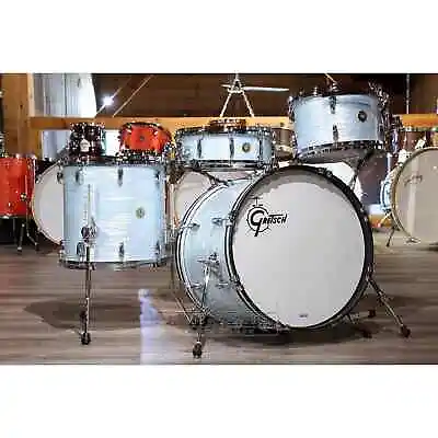 Gretsch USA Custom 4pc Drum Set Vintage Oyster White • $4471