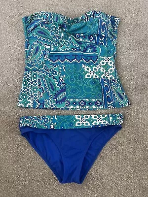 Marks & Spencer M&S Tankini Swimwear Bikini Size 14/16  Strapless Set • £4.50