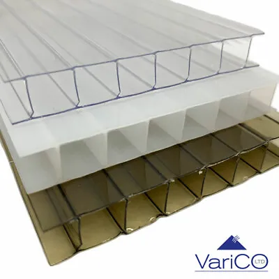 Polycarbonate Roofing Sheets 10mm Thick Clear Bronze Opal Choose Your Size • £162.93