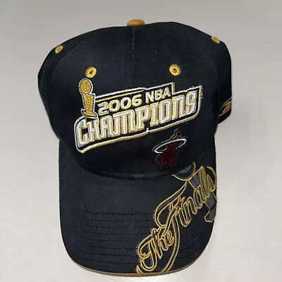 Miami Heat Adidas 2006 NBA Champions Official Locker Room Adjustable Cap Hat • $29.99