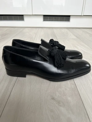 £300 • Buy Jimmy Choo Mens Foxley Leather Tassel Loafers - UK 8.5