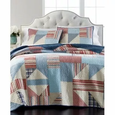 Martha Stewart Collection Americana Patchwork King/Cal King Quilt • $264