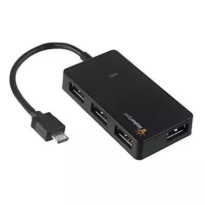 MakerSpot Accessories 4-Port Micro USB OTG Hub High Speed Sync And Charging With • $12.34