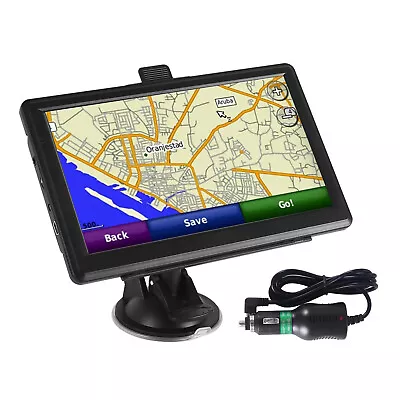 7 Inch Car & Truck GPS Navigation Navigator Sat Navi 8GB 256MB Canada Mexico US • $50.99