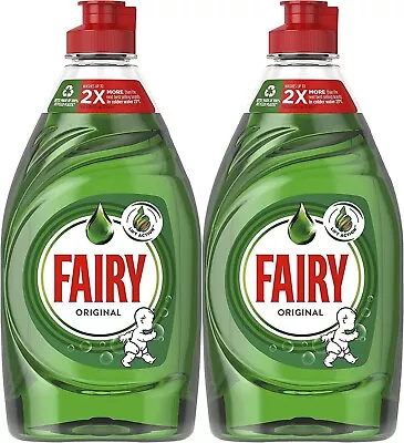 2 X Fairy Washing Up Liquid Original 320ml-Free Delivery • £8