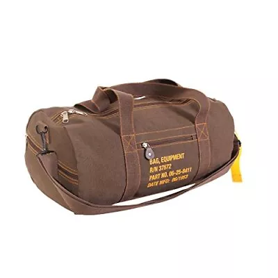 Rothco Canvas Equipment Bag - Earth Brown/19'' • $25.99