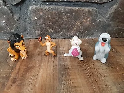 Disney Figurine Lot Bundle Plastic Scar Timon Max Thumper Topper Toy Lion Dog • $28.85